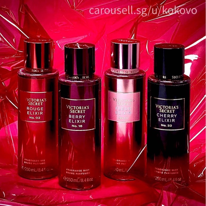 Body mist xịt thơm VSecret 250ml 𝐁𝐞𝐫𝐫𝐲 𝐄𝐥𝐢𝐱𝐢𝐫