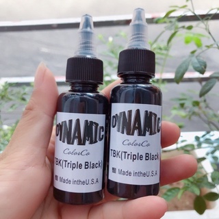 Mực xăm Dynamic TBK Triple Black 30ml chai chiết
