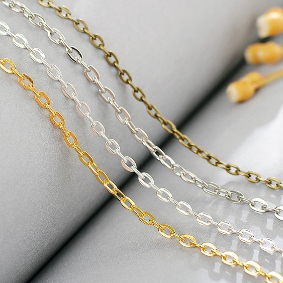 Dây xích kim loại kích thước nhỏ 2-3mm cuộn 1-5m