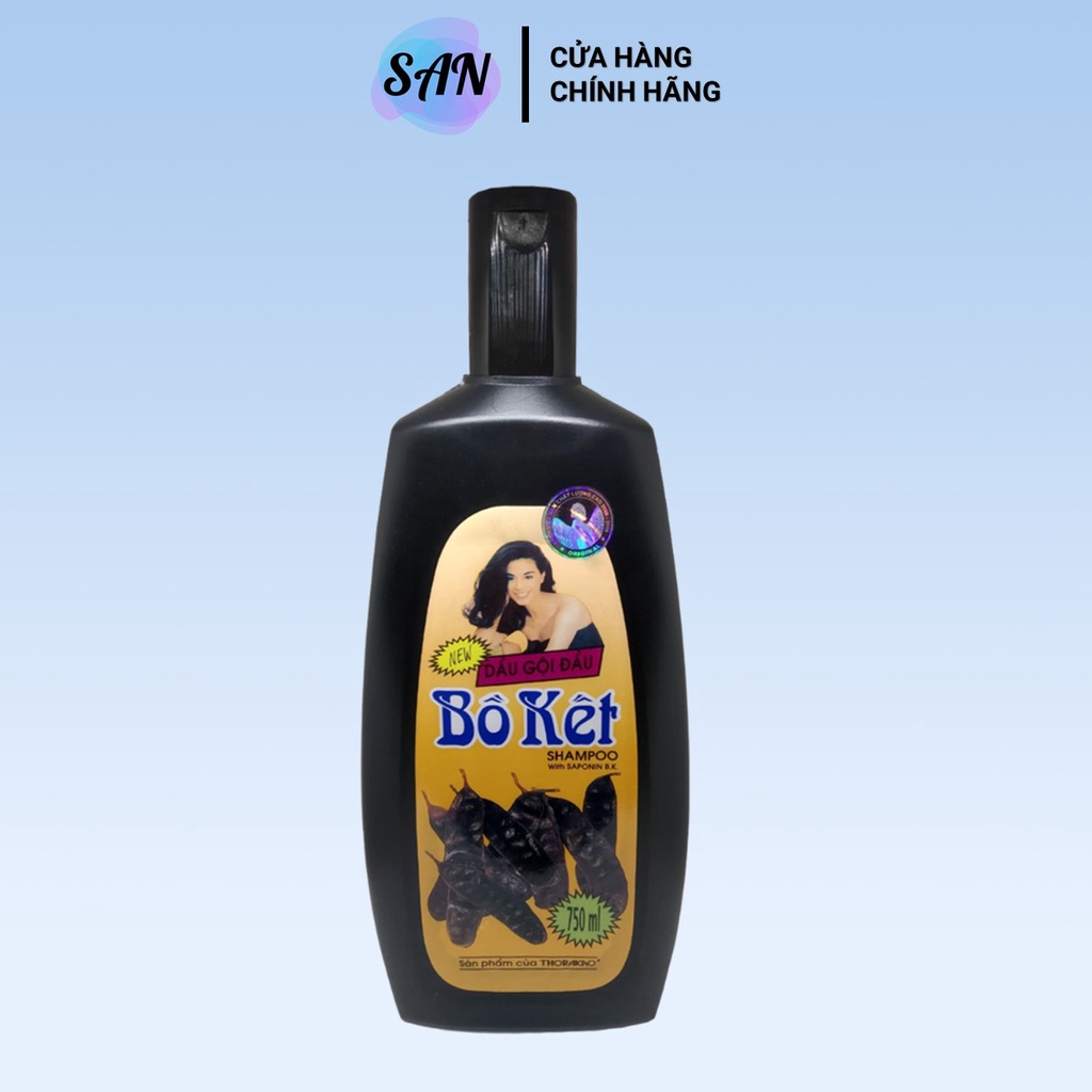 Dầu gội bồ kết Thorakao - giảm rụng tóc, giúp đen tóc 750ml