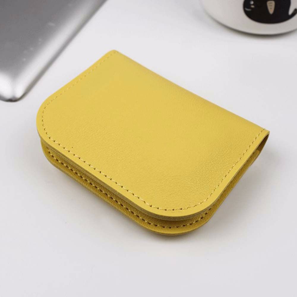 Ví da đựng tiền xu/ thẻ/ chìa khóa/ tai nghe mini nhiều màu sắc cho nam và nữ