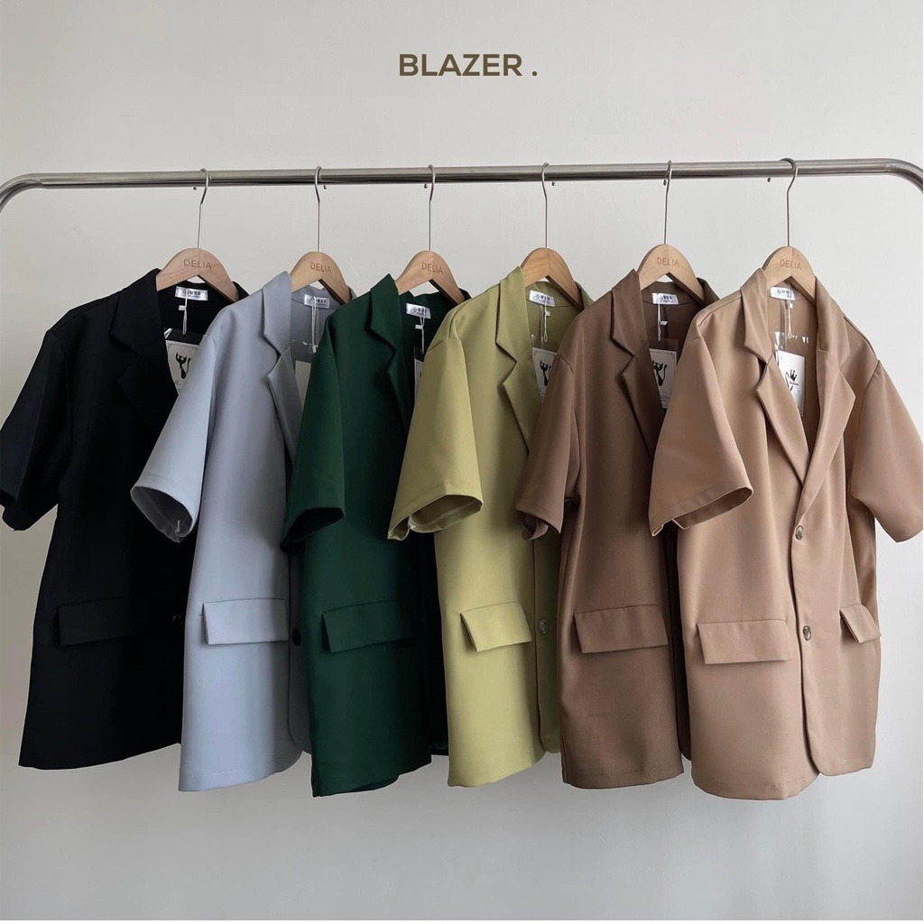 Dây buộc tóc nhiều màu đẹp dùng để mix với Áo vest blazer nữ cộc tay A8313 - CHAKOVET