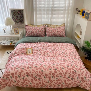 Bộ chăn ga gối cotton poly - Mẫu hoa rose.
