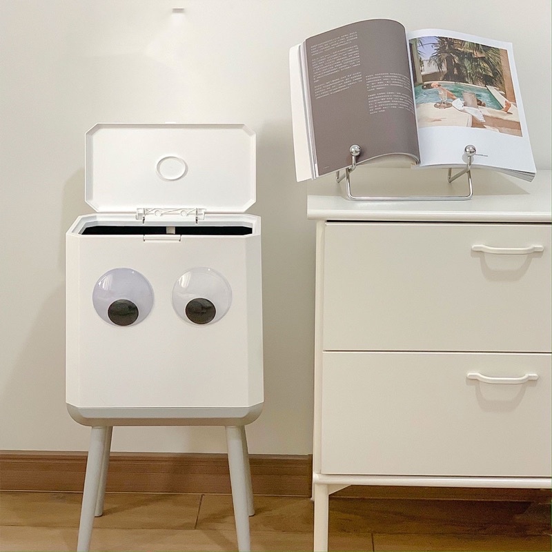 Thùng Rác PNL Có Ngăn Đựng Đồ Khô Và Ướt Tích Hợp Vỏ Đựng Rác Tiện Dụng Cho Phòng Khách / Nhà Bếp