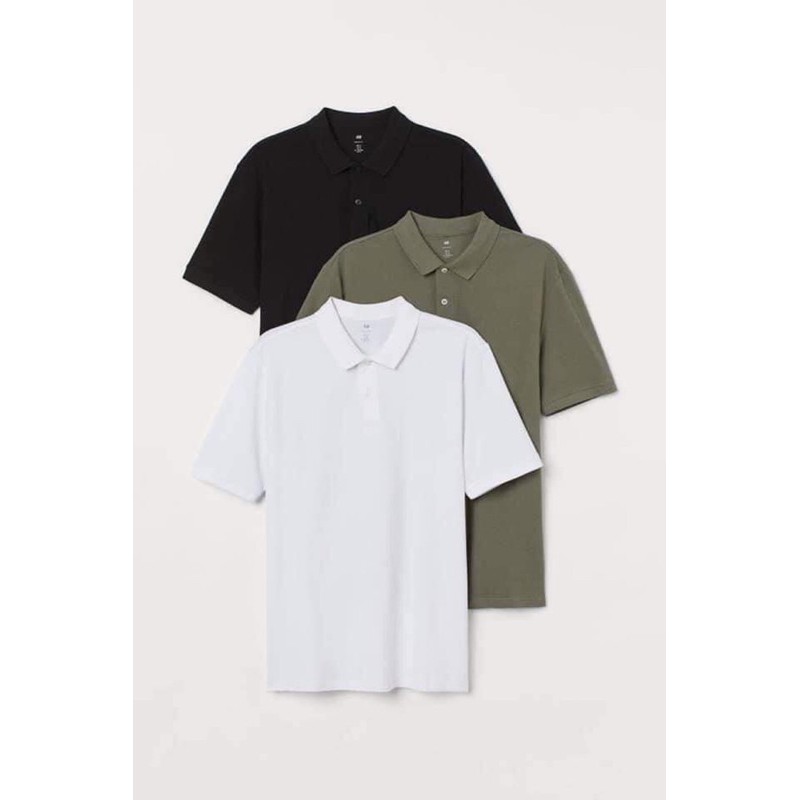 Áo Polo nam HM Auth vợt sale size M form Âu Regula Fit CÓ ẢNH THẬT Ở CUỐI