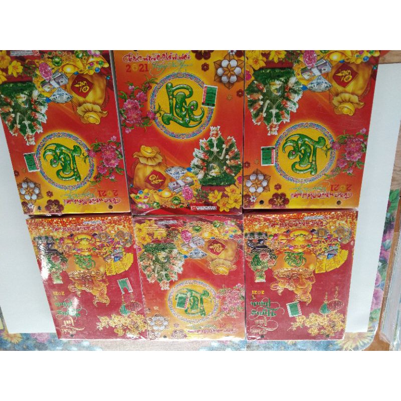 Lốc lịch trung 7màu 2023