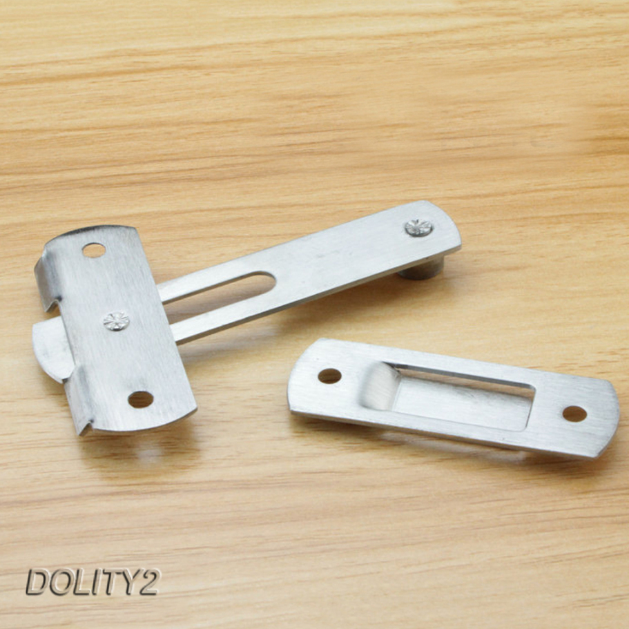 Stainless Steel Shed Door Lock Bolt Catch Latch Slide For Bathroom Bedroom