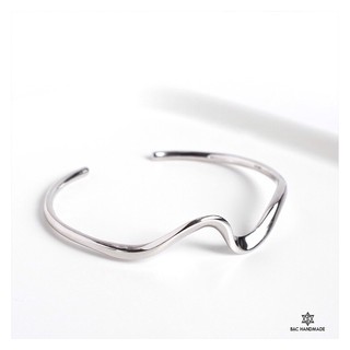 Lắc tay Bạc Handmade.Vòng tay sóng bạc nguyên chất-Bạc Handmade