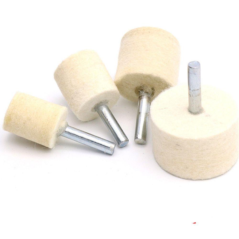 Đầu Xi Lanh Đánh Bóng 40mm / 50mm / 60mm 1 Bằng Len Nỉ Cho Máy Mài Móng