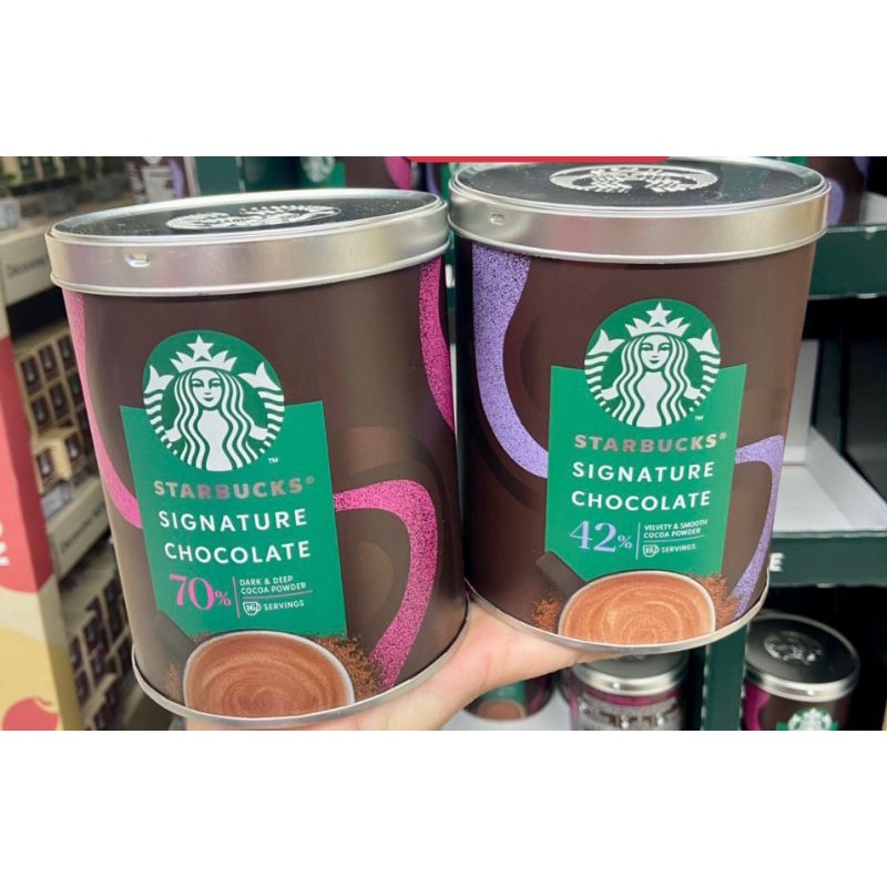 STARBUCKS Sôcôla đặc trưng 42% và 70% bột cacao đậm & đậm - 300g