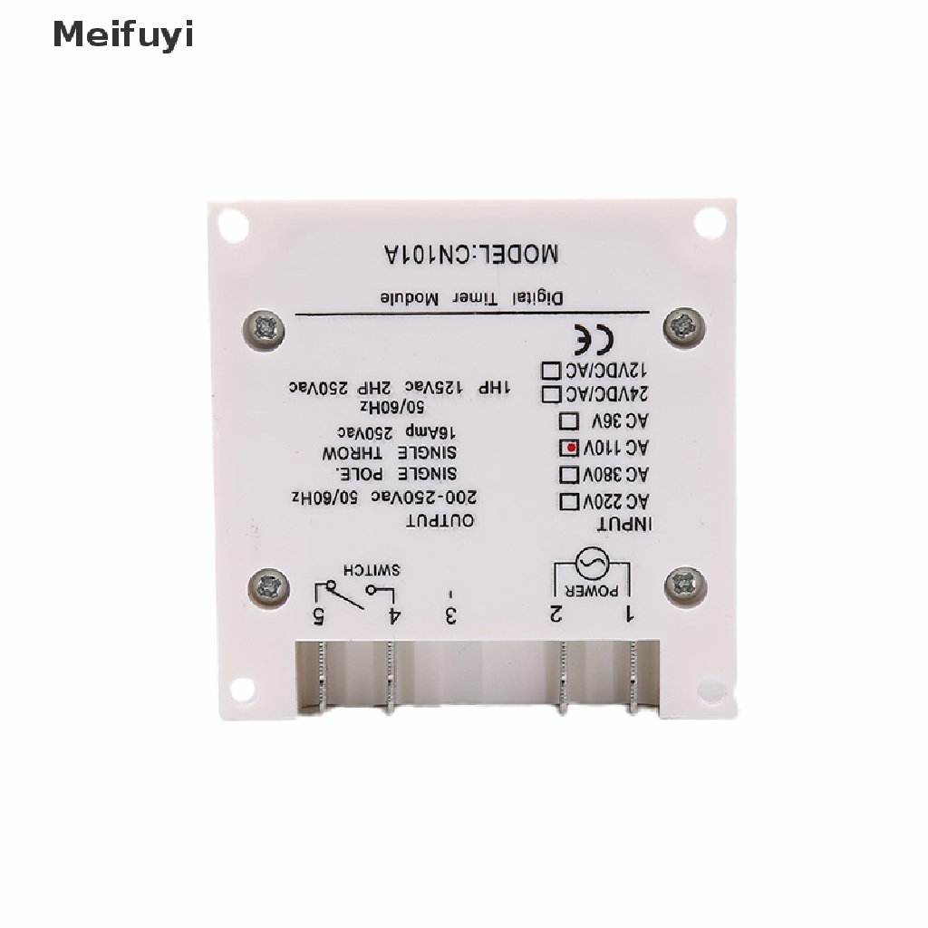 [Meifuyi] CN101A 12V 24V 110V 240V Digital LCD Power Timer Switch Relay VN439