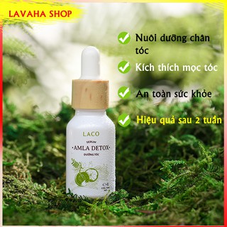 Serum dưỡng tóc Amla Detox Laco kích thích mọc tóc giảm tình trạng khô xơ gãy rụng, chẻ ngọn - LAVAHA SHOP