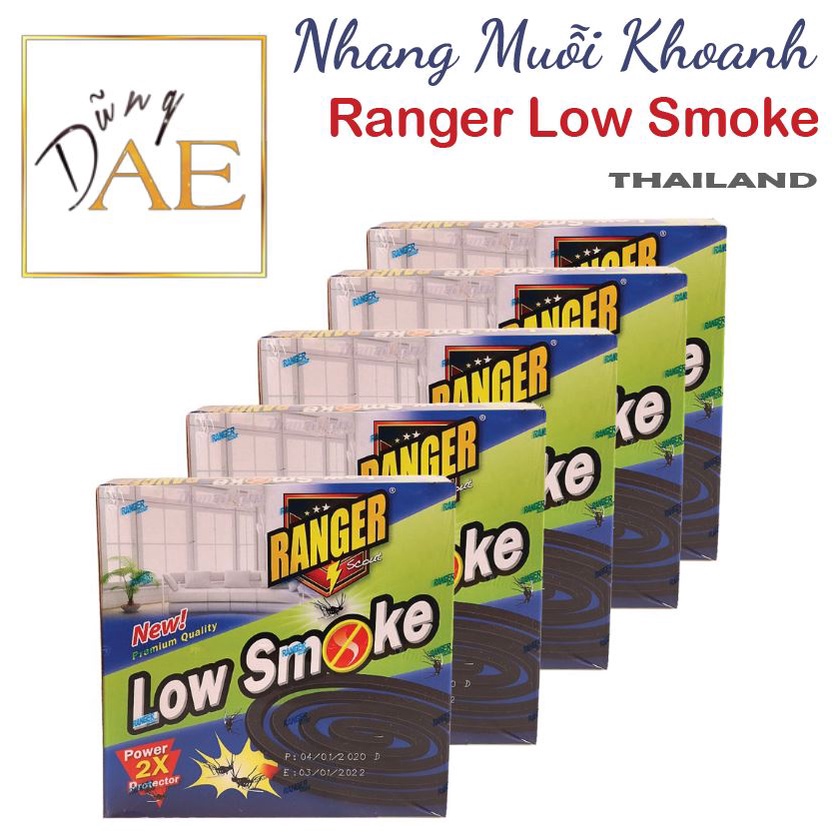 Nhang Muỗi Khoanh Ranger Low Smoke Ít Khói Thái Lan