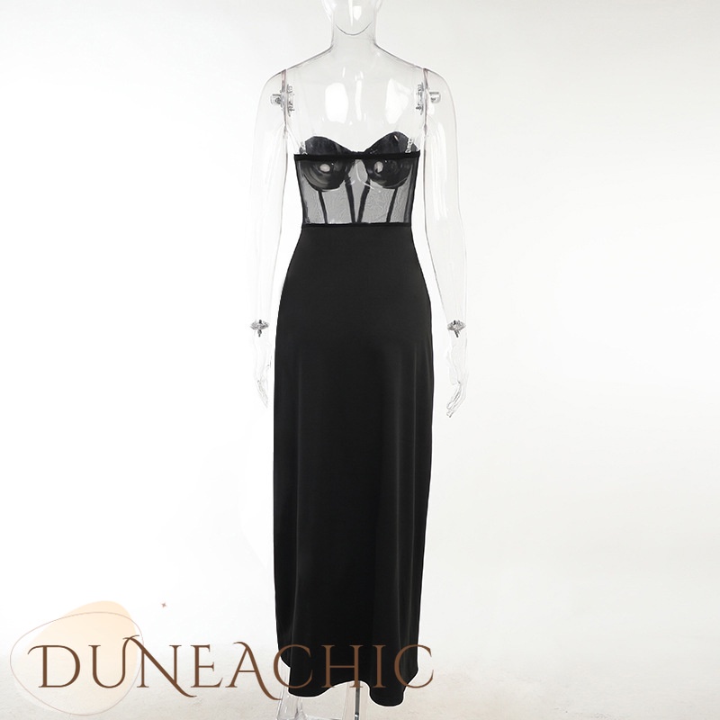 DUNEA Đầm Dạ Hội Nữ Trễ Vai Gợi Cảm DUNEA524