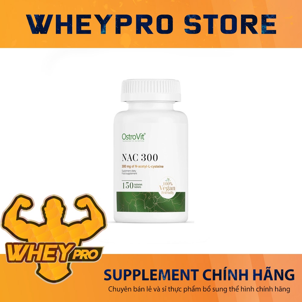 Ostrovit Nac 300mg - Hỗ trợ thải độc gan (150 Viên)