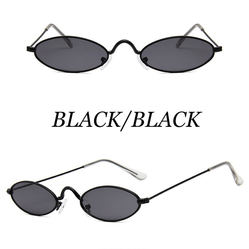 Kính Mát Hình Oval Phong Cách Hip Hop Dành Cho Nữ