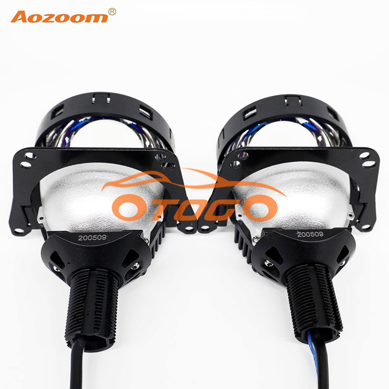Đèn Bi Led Tăng Sáng Aozoom MTAZ E4 Chính Hãng , Bi Led Chân Xoáy Aozoom Bảo Hành 3 Năm