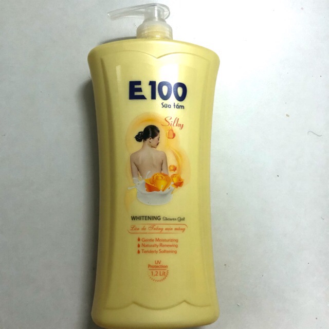 Sữa Tắm E100 Hương Hoa Hồng Vàng Chai 1,2 Lít