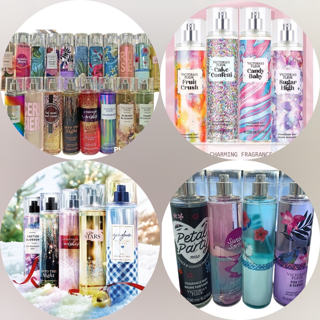 Nước hoa toàn thân, xịt thơm body mist VICTORIA 236ml lưu hương bền lâu
