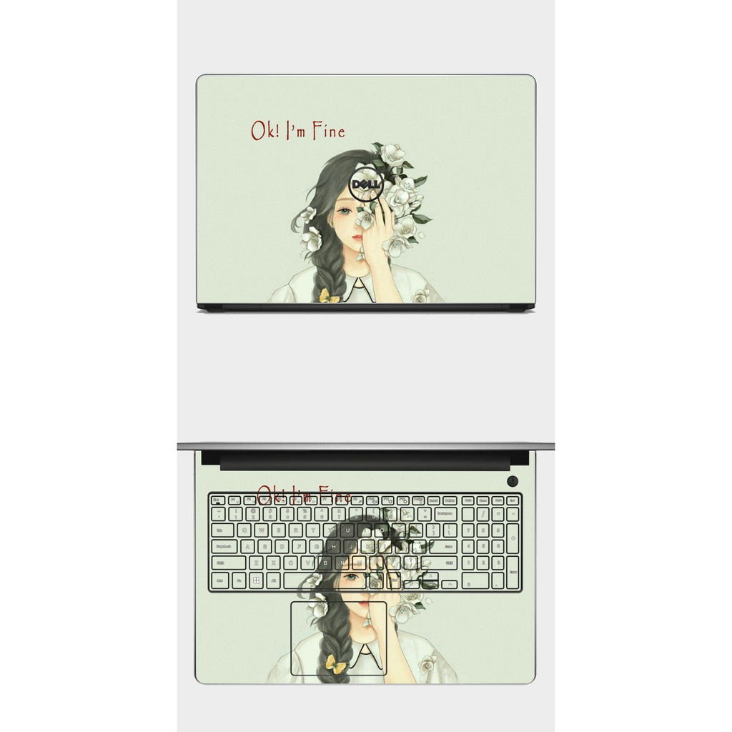 Skin girl cute. Full Các Dòng Như: Dell, Hp, Acer, Asus, Macbook,...