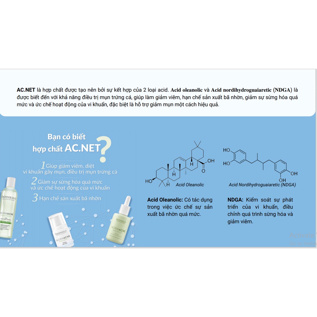 Serum Dưỡng Ẩm Se Khít Lỗ Chân Lông DERMEDIC NORMACNE Pore Minimizing Serum 30ml