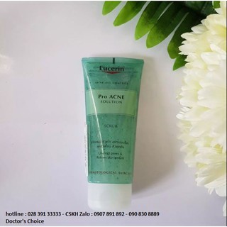 GEL TẨY DA CHẾT EUCERIN PRO ACNE SOLUTION SCRUB 100ML