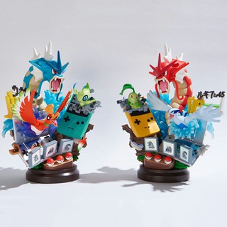Đồ chơi mô hình Pokemon Gyarados Lugia với máy chơi game sưu tầm