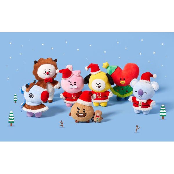 [ CÓ SẴN] - BT21 CHRISTMAS DOLL 2019 OFFICIAL