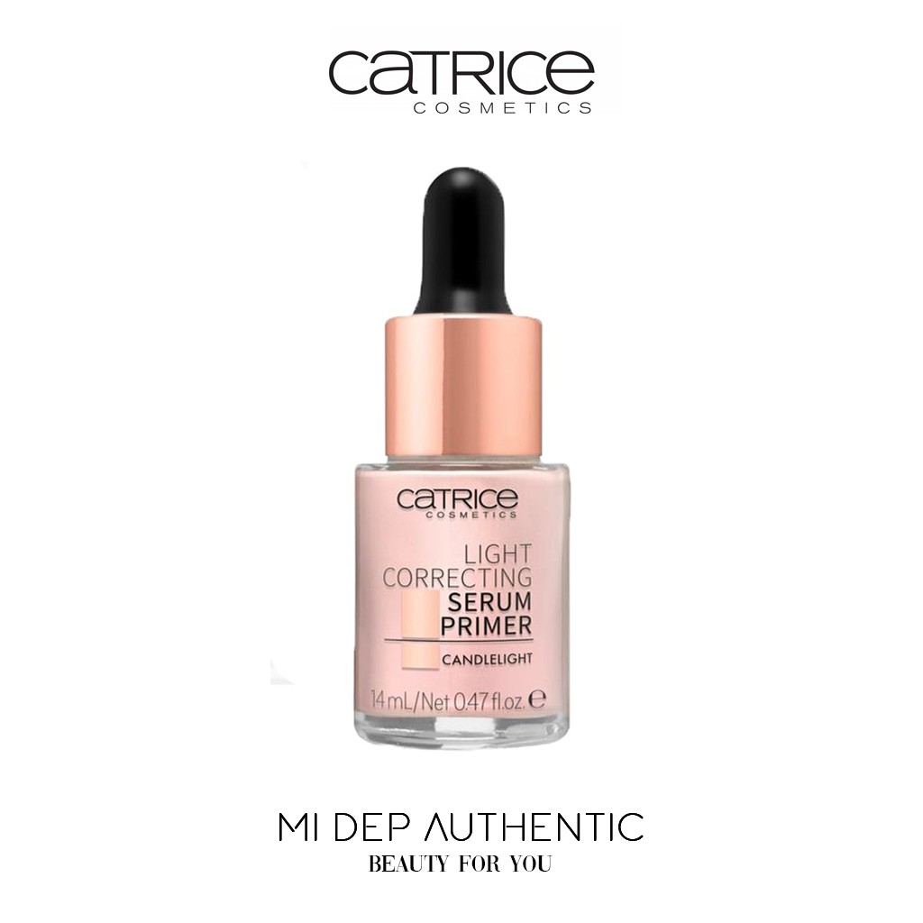 Kem Lót Trang Điểm Mịn Da Catrice Light Correcting Serum Primer 14ml Đức chính hãng - Mị Đẹp Authentic