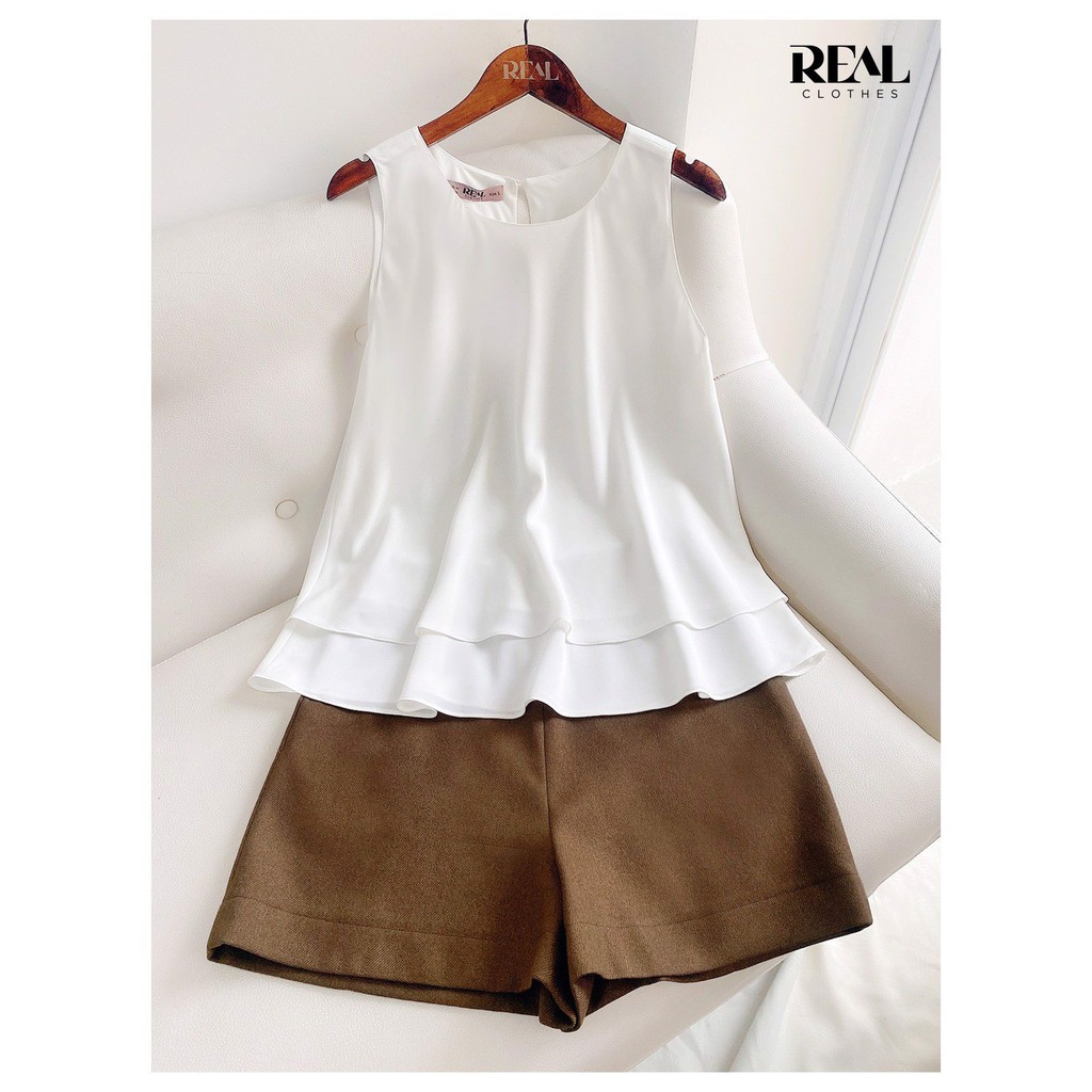 Quần short hè nâu đậm_REAL