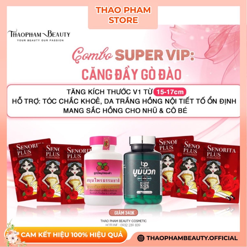 |BÁN CHẠY| Combo SUPER VIP kích thích tăng vòng 1 từ thảo dược hiệu quả – Thảo Phạm Beauty | BigBuy360 - bigbuy360.vn