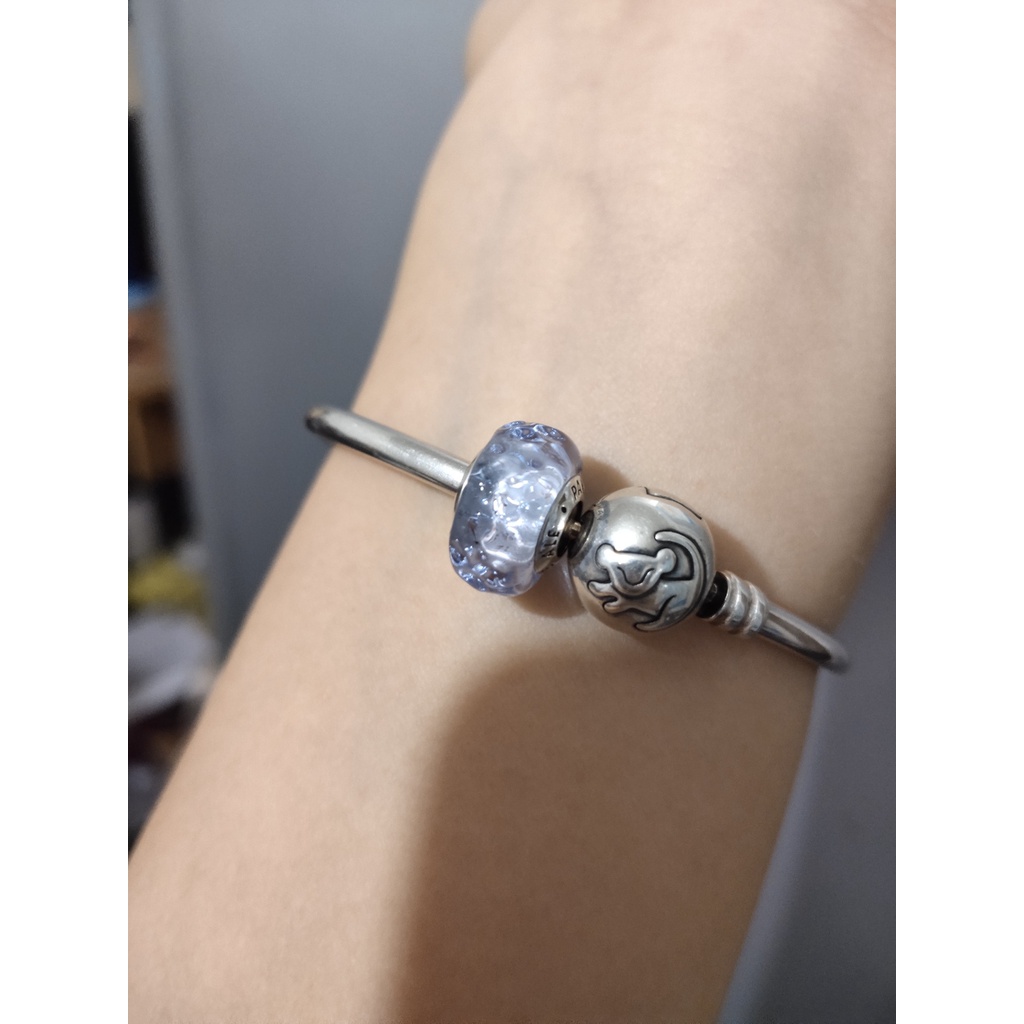 Khuyên Tai Gợn Sóng Hình Hoa Oải Hương