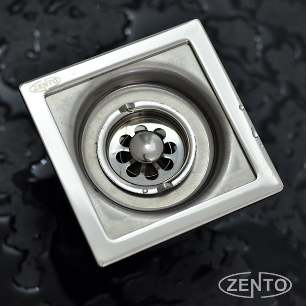 Phễu thoát sàn chống mùi hôi inox Zento TS104