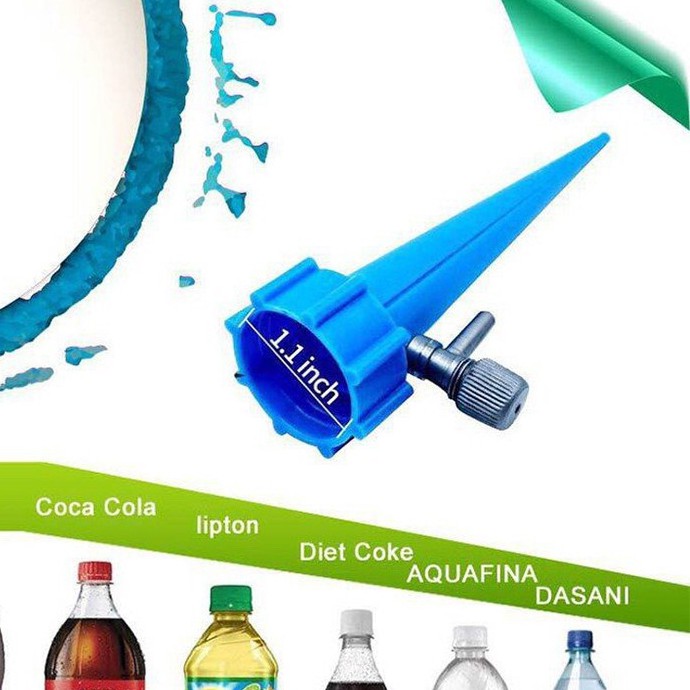 Vòi tưới cây nhỏ giọt tự động gắn chai nhựa tiện lợi