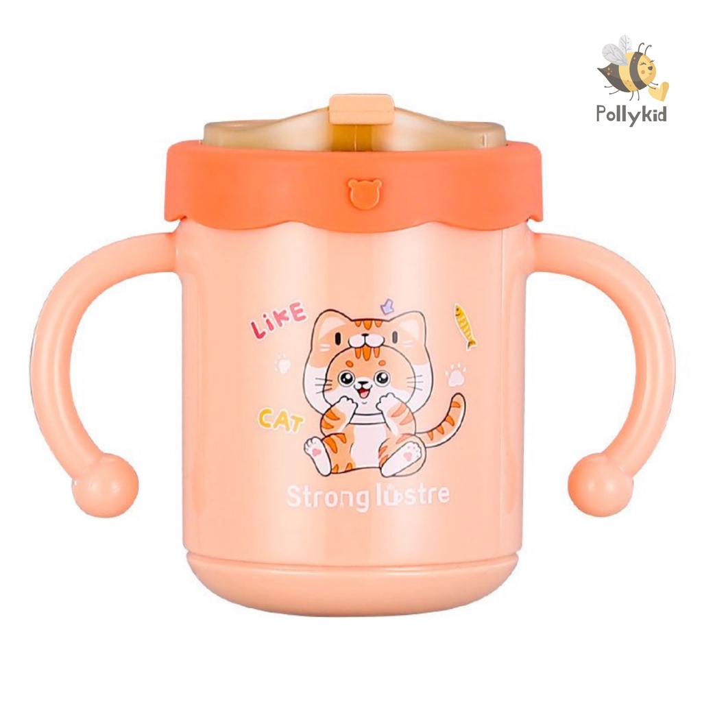 Cốc Uống Nước Giữ  Nhiệt Cho Bé Với Chất Liệu Cao Cấp POLLY KID SP222