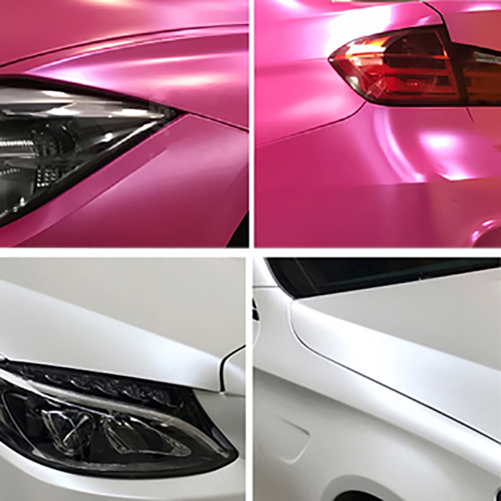 Rehoboth 30 cm * 100 cm Matt Mạ điện Vinyl Tấm bọc xe Ô tô Giấy bạc Decal Phim ô tô Xe máy Xe máy Tự làm Nhãn dán trang trí Xe-Tạo kiểu