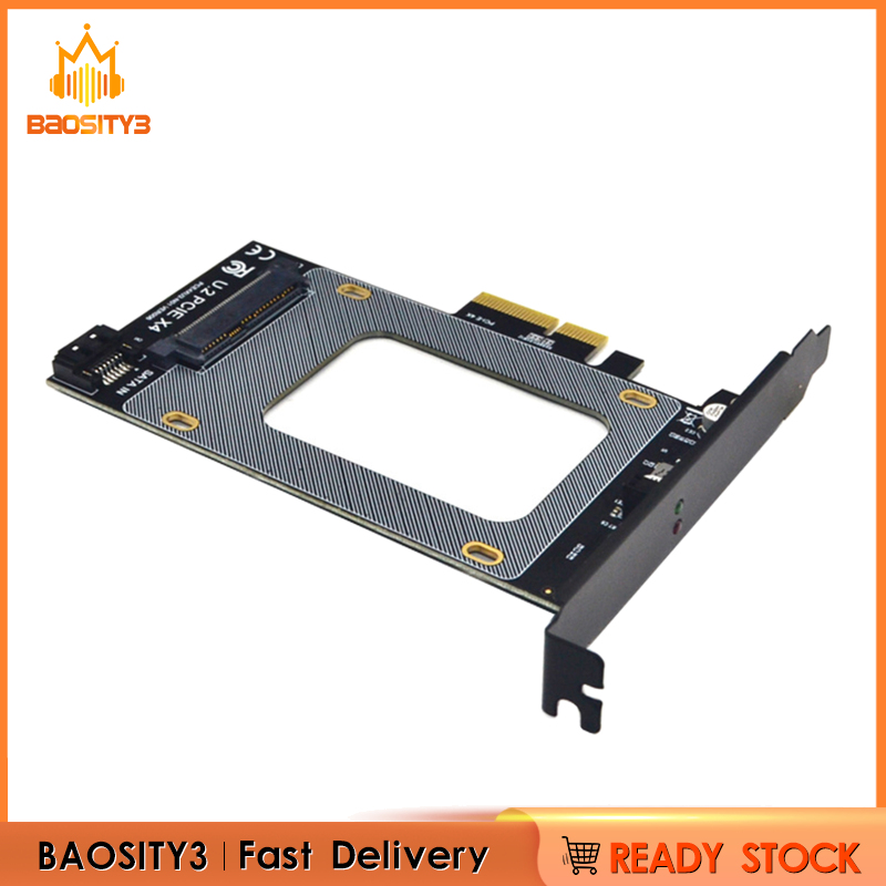 [baosity3]PCI-E 3.0 4X to U.2 SFF-8639 Expansion Card PCI-E/SATA/SAS for Desktop PC