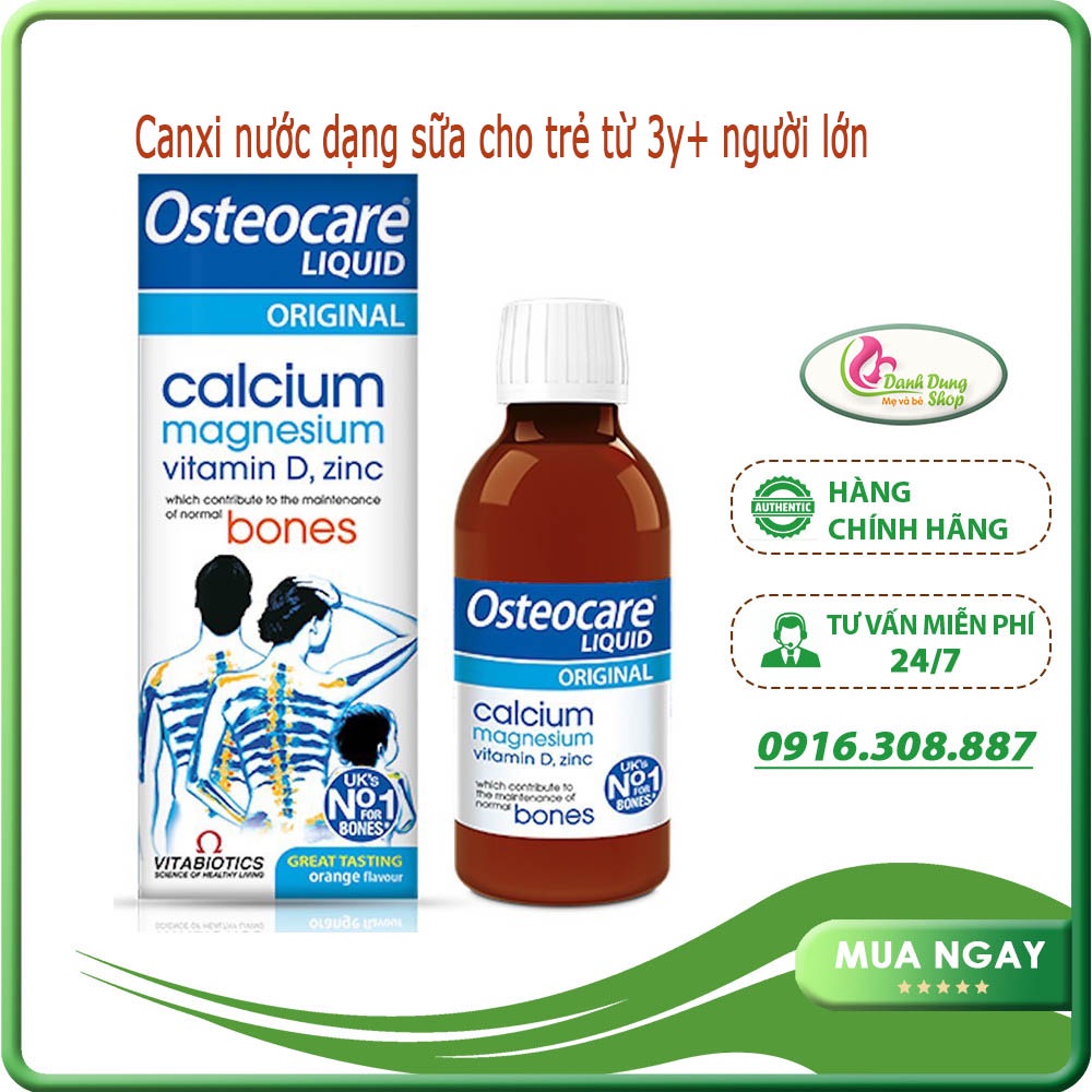 Canxi nước Osteocare Liquid 200ml của Uk