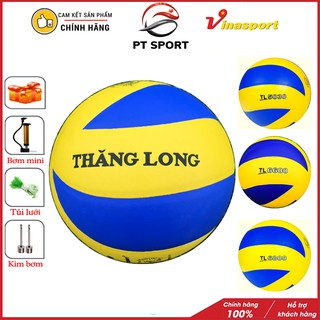 Bóng Chuyền da Thăng Long  (PU6800 xoáy, PU6600 xoáy, TL5030) tặng bơm mini + túi lưới + kim bơm CHÍNH HÃNG