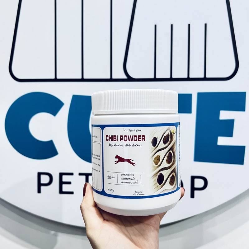 BỘT KHOÁNG DINH DƯỠNG CHO CHÓ MÈO CHIBI POWDER