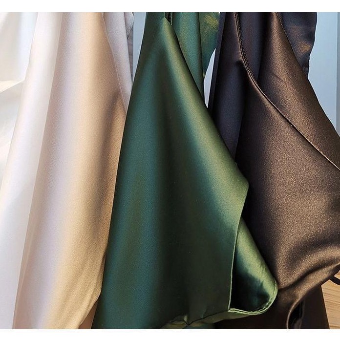 Áo lụa 2 dây cao cấp THUS vải lụa satin mềm siêu mát kiểu dáng sexy sang chảnh A0F01