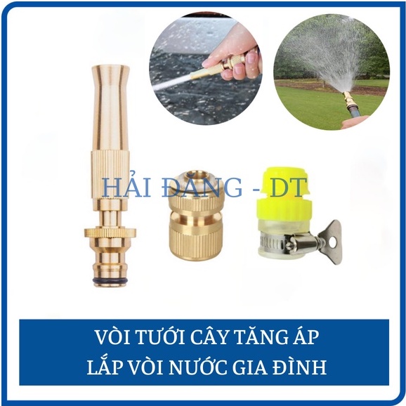Vòi xịt tăng áp, Vòi xịt tăng áp rửa xe tưới cây bằng đồng chất lượng cao