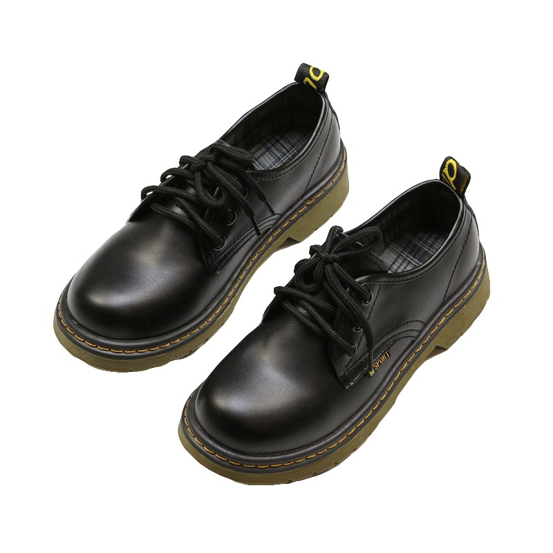 [ Có Sẵn ] Boots nữ mũi tròn / giày cổ thấp da mềm mùa thu đông | BigBuy360 - bigbuy360.vn