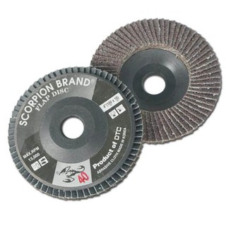 Nhám Dĩa Xếp Nhựa 4 inch - Bò Cạp Đen Korea