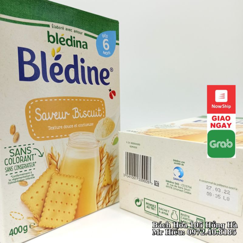 [T12/2021] Bột pha sữa Bledina Pháp các vị