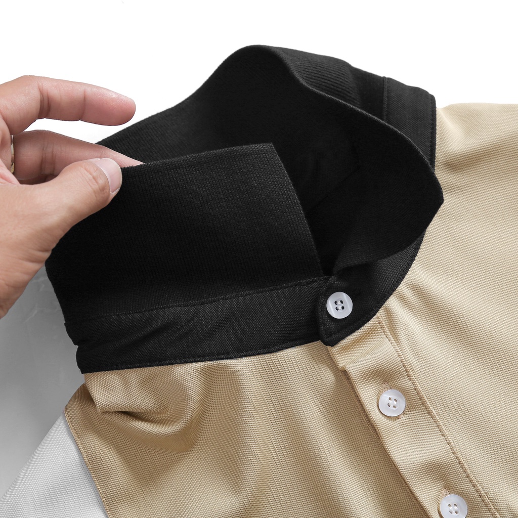 Áo thun Polo nam cổ bẻ STRIPE vải cá sấu Cotton xuất xịn, chuẩn form,sang trọng-lịch lãm - FEEL GOOD LIKE A BOSS
