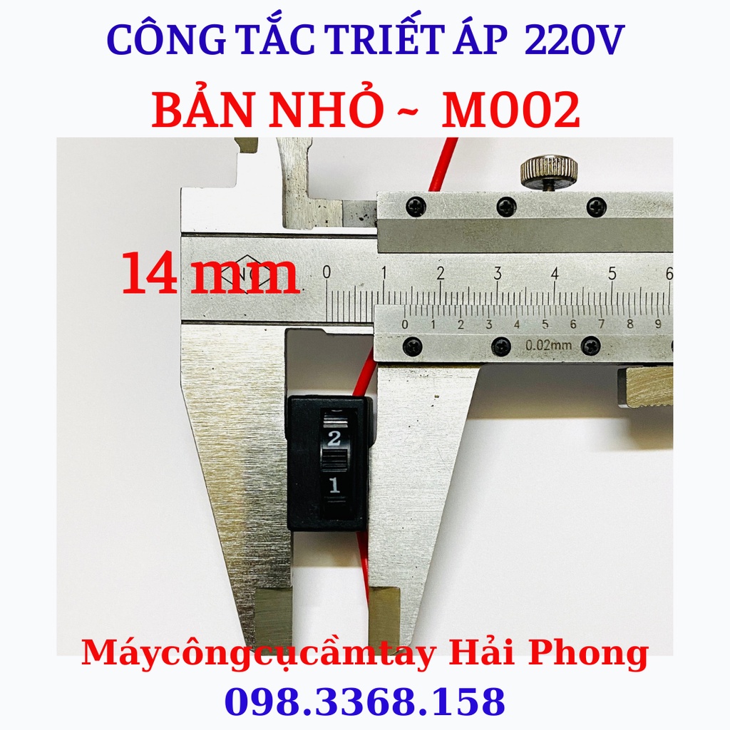 TRIẾT ÁP MÁY MÀI , GIÁP , ĐÁNH BÓNG  BẢN NHỎ ~ MOO2  ... 250VAC~50Hz