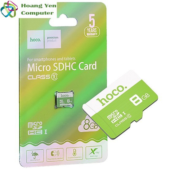 NơiThẻ Nhớ MICRO SDHC 8GB Hoco Class 10 75MB/S Chống Nước - BH 5 Năm | BigBuy360 - bigbuy360.vn