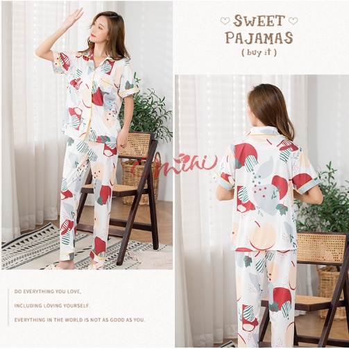 Pijama trung niên nữ B99 - Bộ đồ ngủ mặc nhà hè thu cho mẹ - Thời trang cho người lớn tuổi đẹp cao cấp Bigsize