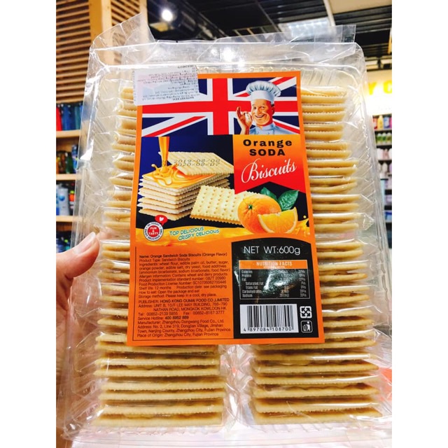Bánh quy kẹp kem SODA VOTROA ⚡ HÀNG NHẬP KHẨU ⚡ Nước Anh đủ vị 600Gr
